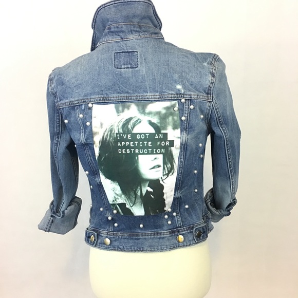 Jackets & Blazers - Denim pearl Jacket